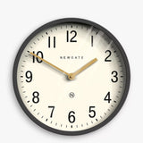 Newgate Master Edwards Wall Clock in Black