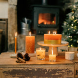 St. Eval Bundle of 6, 1/2" x 6'' Candles - Orange & Cinnamon