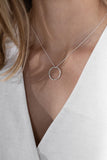 One & Eight Silver Larissa Necklace