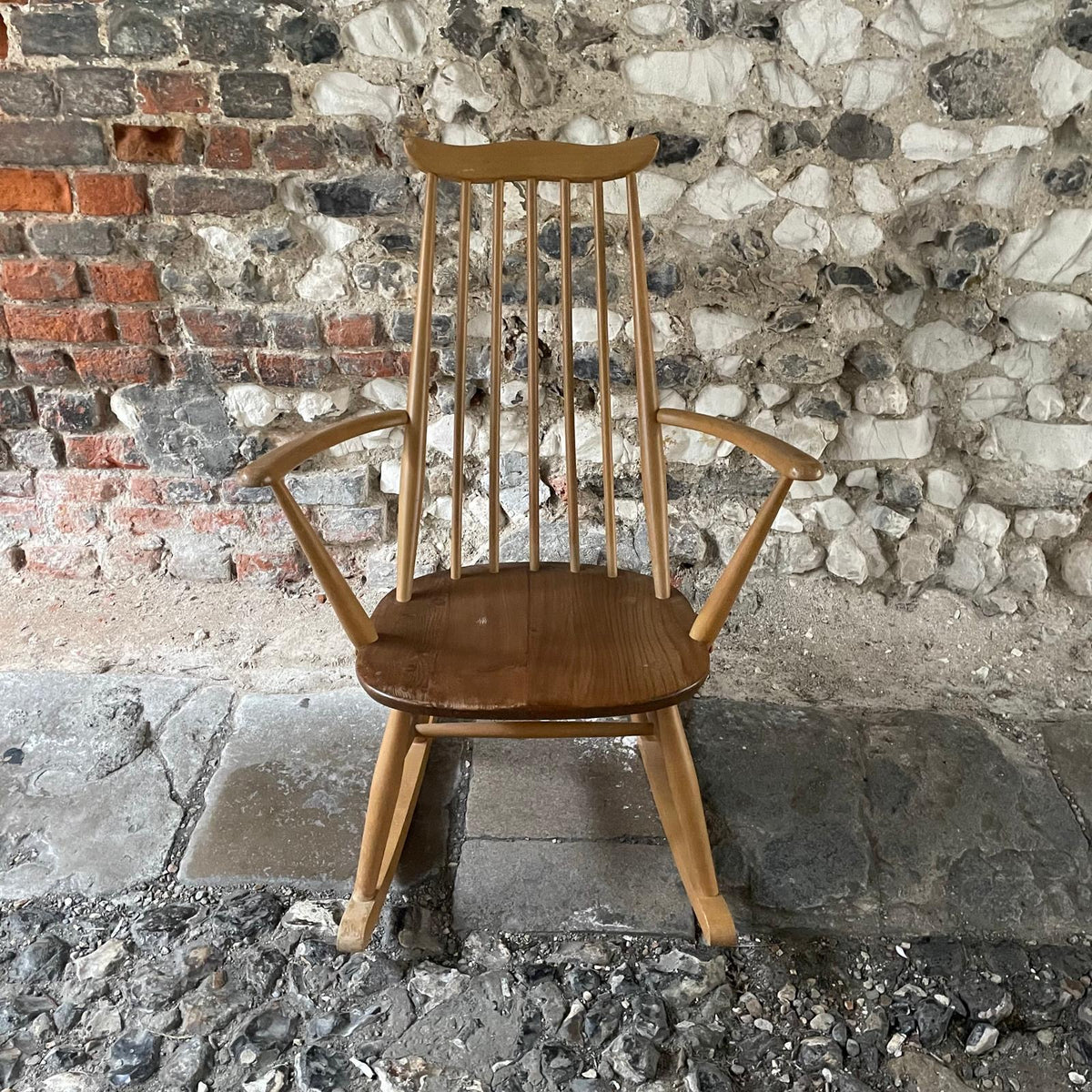 Mid Century Blonde Ercol 435 Rocking Chair – The Consortium
