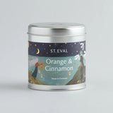 St.Eval Christmas Candle Tin - Orange & Cinnamon