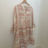 Greecian Short Dress - Pale Pink