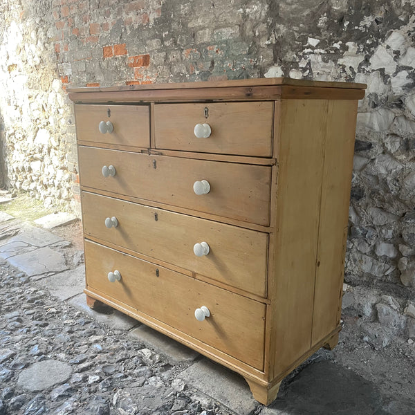 Antique Pine Chest of Drawers