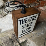 Theatre Stage Door Wooden Lightbox