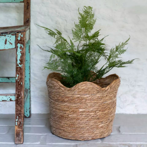 Seagrass Basket Planter - Large