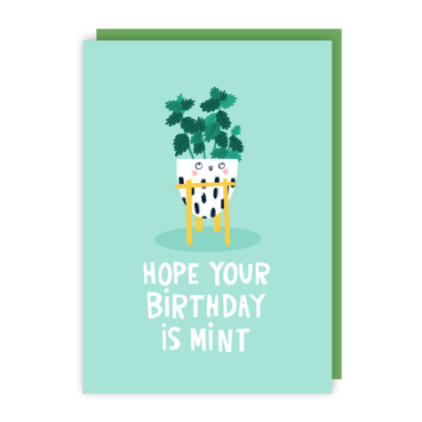 Mint Birthday Card