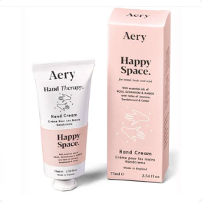 Aery Happy Space Hand Cream - Rose Geranium & Amber