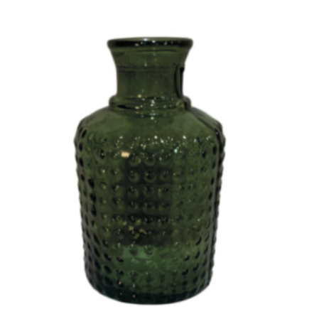 Recycled Glass Bottle - Primavera Dots