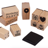 Paper Poetry Stamp Set "Birthday"