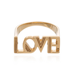 Rachel Jackson Art Deco Love Ring - Gold
