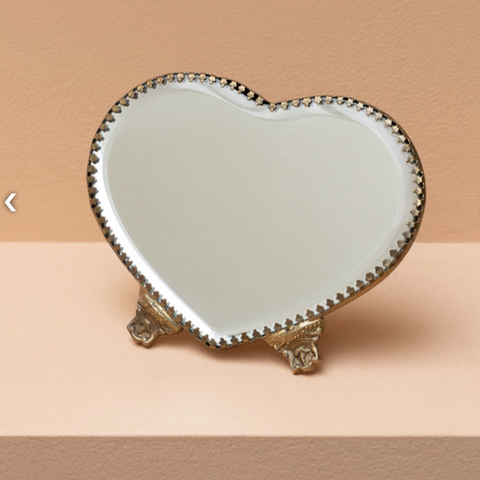 Heart Table Mirror