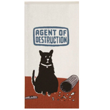 'Agent of Destruction' - Cotton Tea Towel