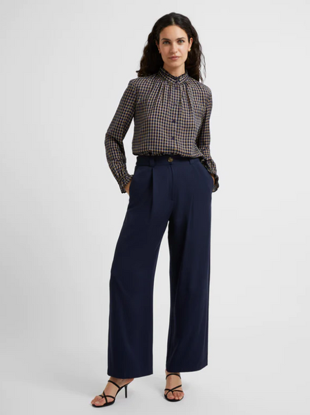 Great Plains Luxe Twill Wide Leg Trousers