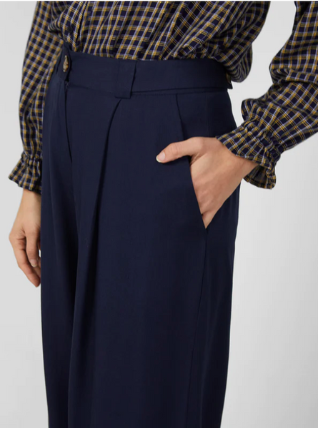 Great Plains Luxe Twill Wide Leg Trousers