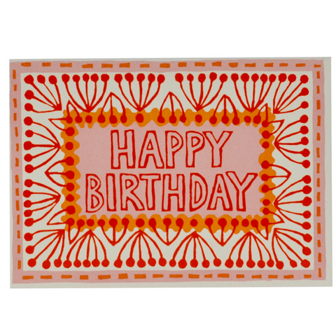 Happy Birthday Neon Card