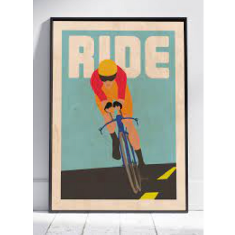 Ride Framed A3 Print