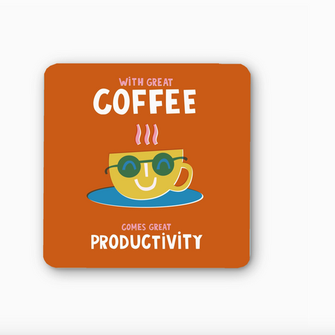 Coffee Productivity Coaster