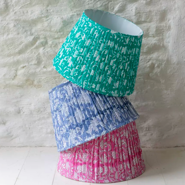 Lampshade Floral Mint