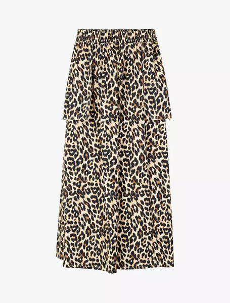 Lollys Laundry - Akanell Leopard Print Maxi Skirt