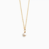 Petite Pearl Pendant Necklace