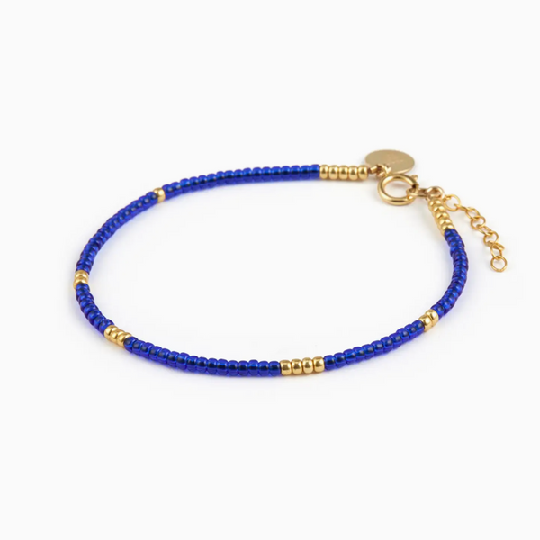 Morocco Blue Beaded Bracelet