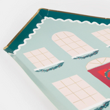 Festive House Plates