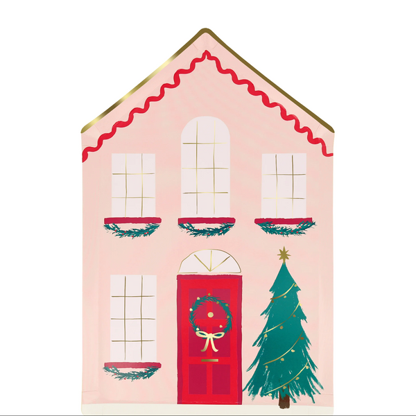 Festive House Plates
