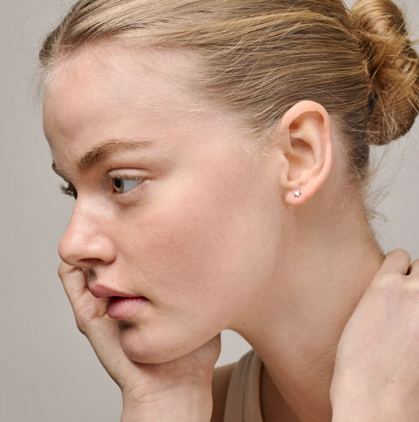 ENAMEL Copenhagen Studs, Star Energy - Silver