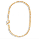 Molly Curb Chain Necklace - Gold