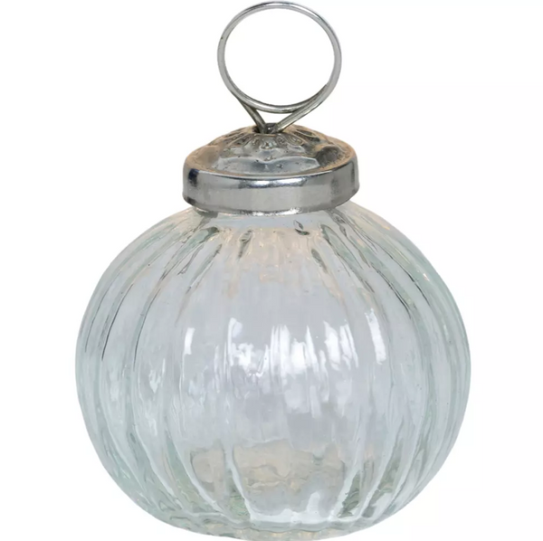 Ribbed Glass Name Place Holders