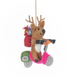 Comet the Reindeer Felt Hanging Decoration