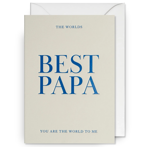 Best Papa Father's Day Card