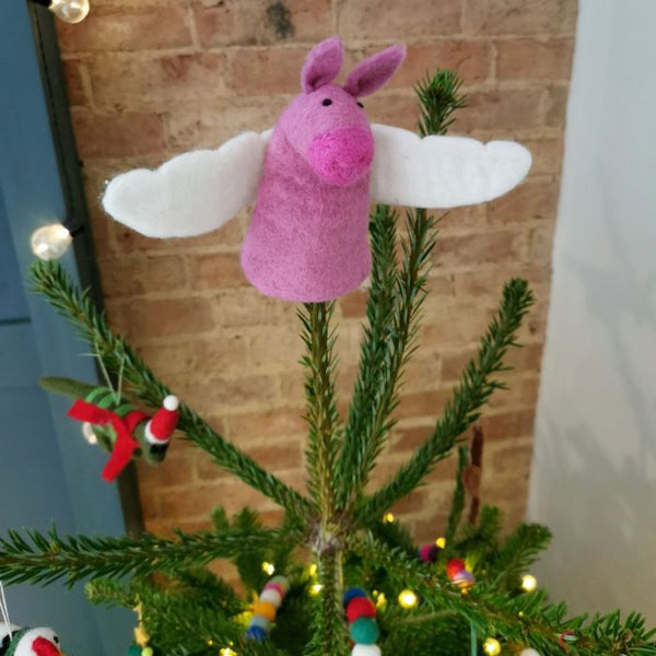 Flying Pig Tree Topper
