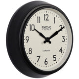 Smiths Large Wall Clock Black - 50cm