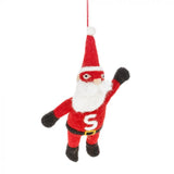 Superhero Santa Felt Hanging Decoration