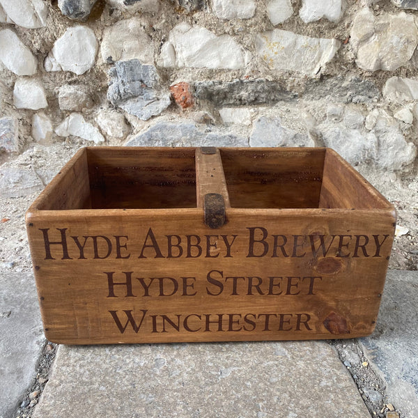 wooden crate hyde abbey large