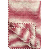 Ib Laursen Quilt - Sand with Red Stripes