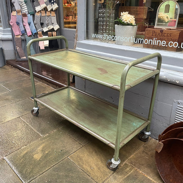 Vintage Green Trolley