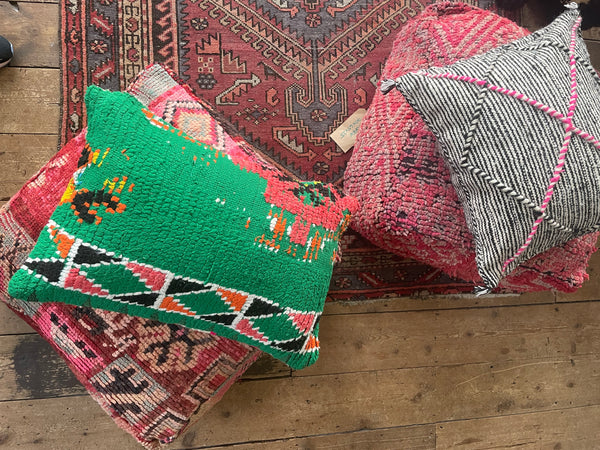 Vintage Kilim Moroccan Cushion