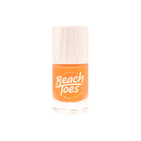 Beach Toes Orange Splash