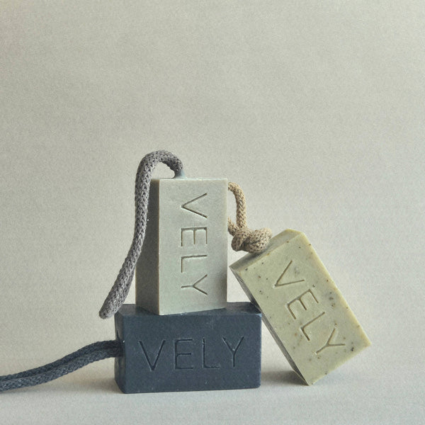 Vely Natural Handmade Soap On A Rope "Sea Meditation" 