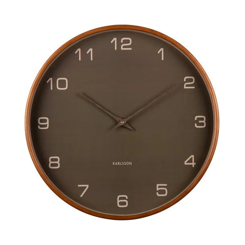 Wall-Clock-Acento Moss Green