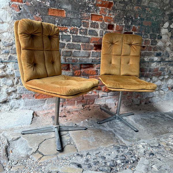 Mid Century Peak Furniture Swivel Chairs