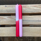 Dip Dye Dinner Candles - Dahlia Beach
