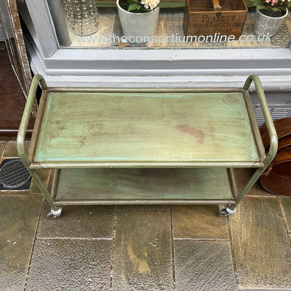 Vintage Green Trolley