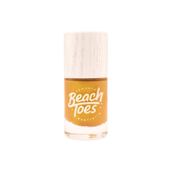 Beach Toes Heavy Metal Gold