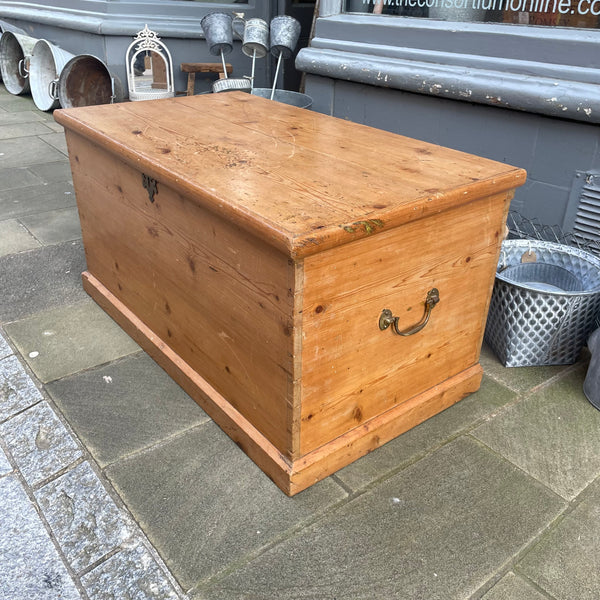 Antique Pine Blanket Box