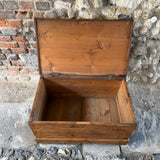 Antique Pine Blanket Box