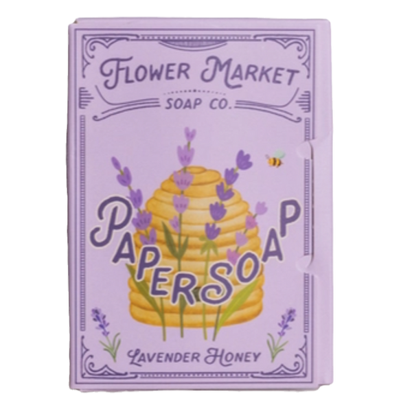 Paper Soap Lavender Honey Scent