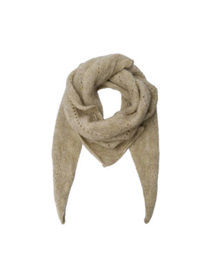 Black Colour Mini Knitted Dell Scarf